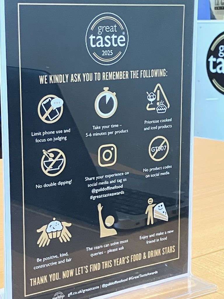 Great Taste Awards Judging Guidelines